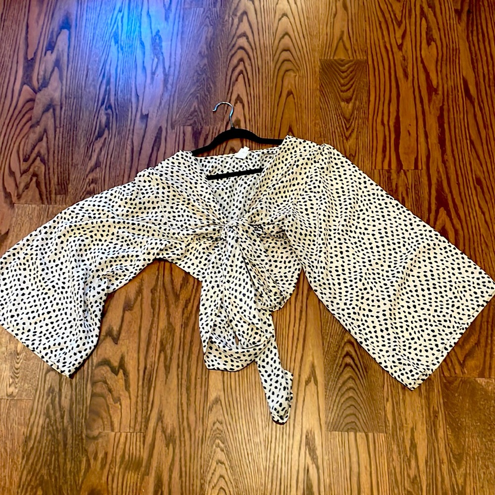 Spotted tie shirt - Picture 2 of 5